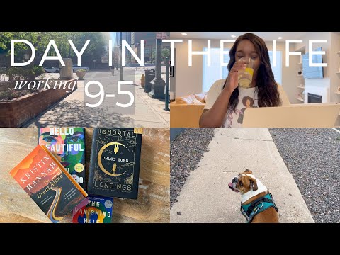 PRODUCTIVE VLOG | busy work day, new jewelry, book haul thumbnail