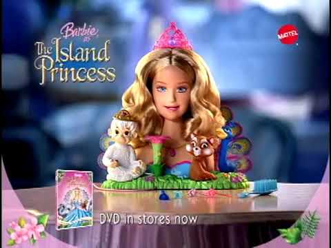 (HQ) Barbie As The Island Princess Styling Head Commercial (2007)