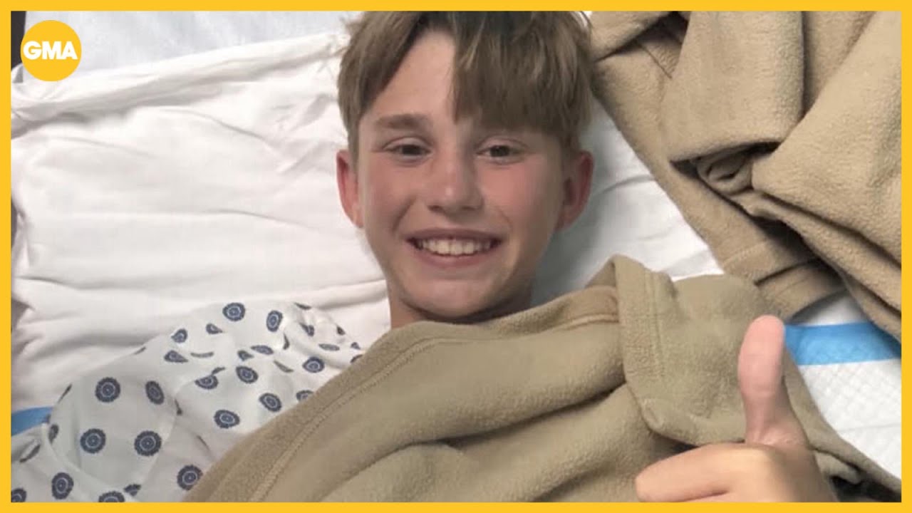Boy rescued by brother after shark attack speaks out