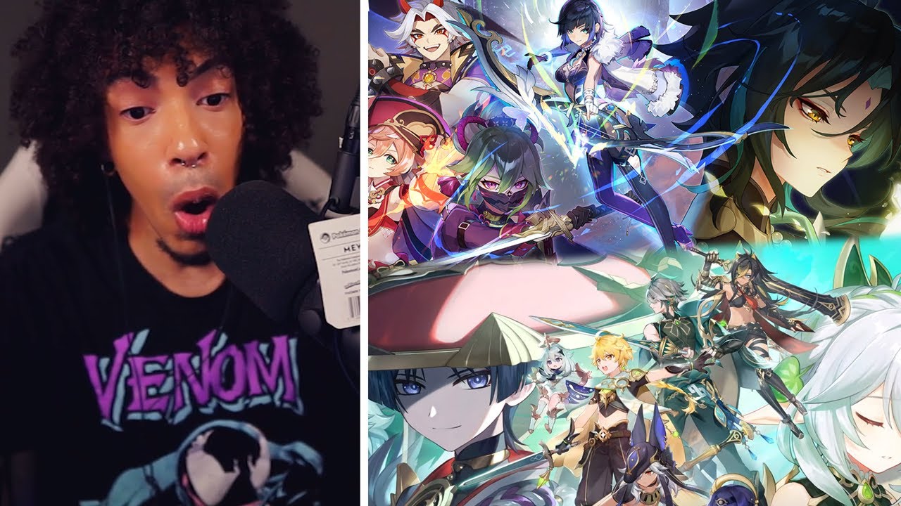 New Player Reacts To EVERY GENSHIN IMPACT Version Trailer!