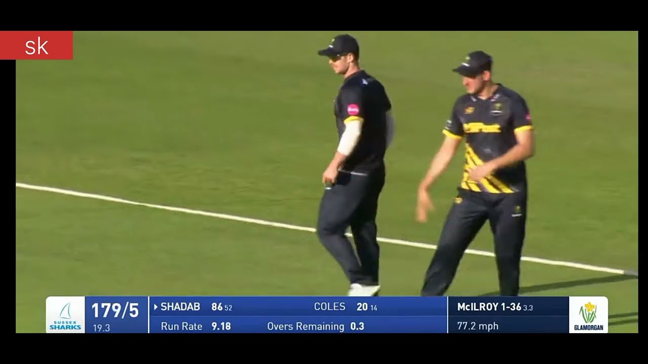 shadab Khan all-round performance in t20 blast 2023