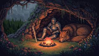 You're tired... the giant wolf guards your rest