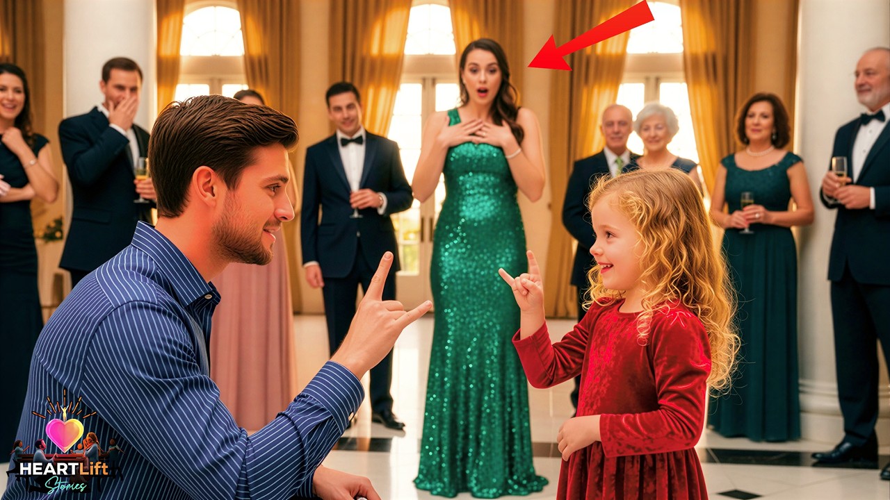 A single father realized that everyone was ignoring the billionaire’s deaf daughter — then sign lang