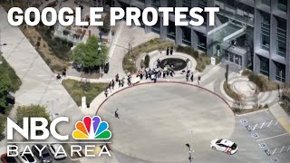 Gaza war protests continue at Google campus in South Bay