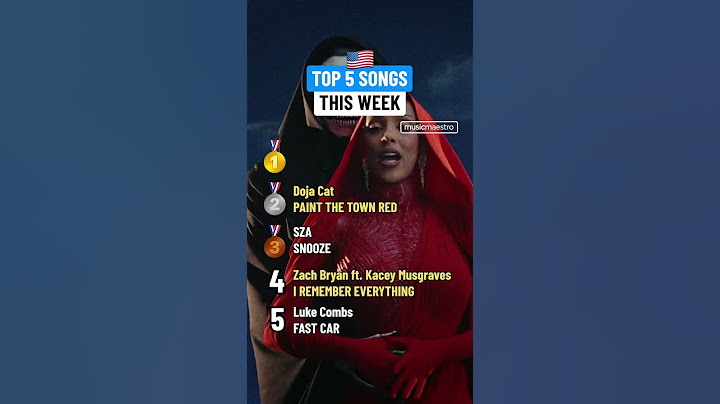 🇺🇸 US Top 5 Songs This Week - 44