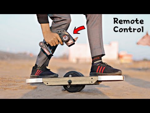 Make Your Own RC Electric Skateboard at Home | Hi Tech xyz