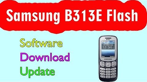 Samsung B313E Flash  software download update