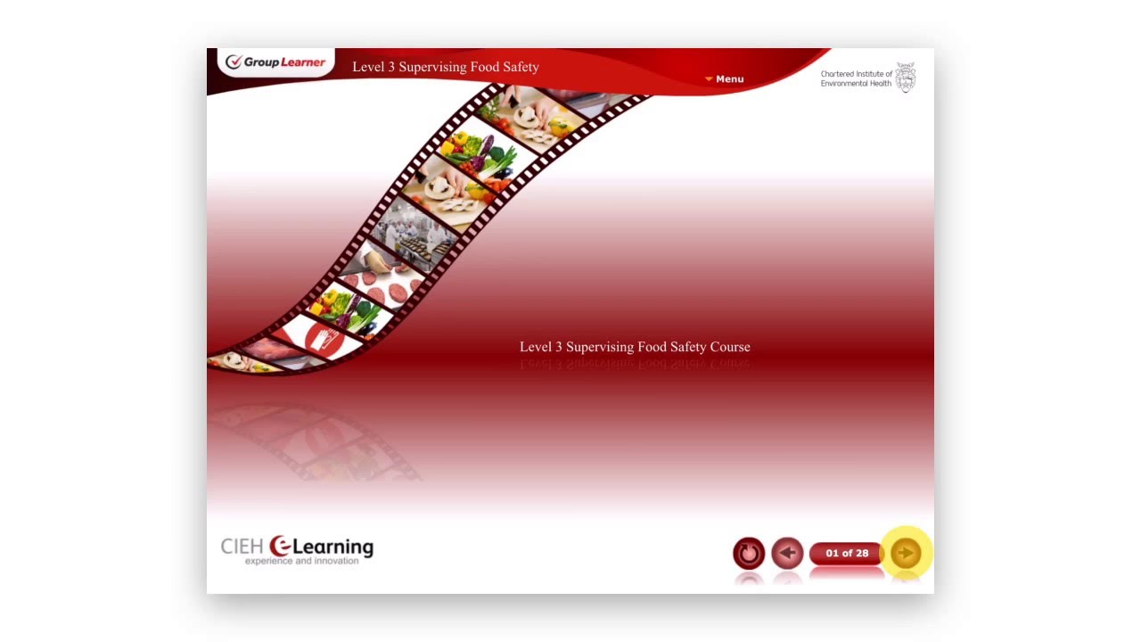 CIEH Online Level 3 Supervising Food Safety
