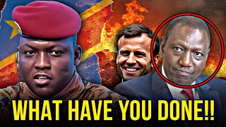 Ibrahim Traoré Stunned as Kenya's Ruto Urgently Calls French Pres. Macron Amid Escalating DRC Crisis