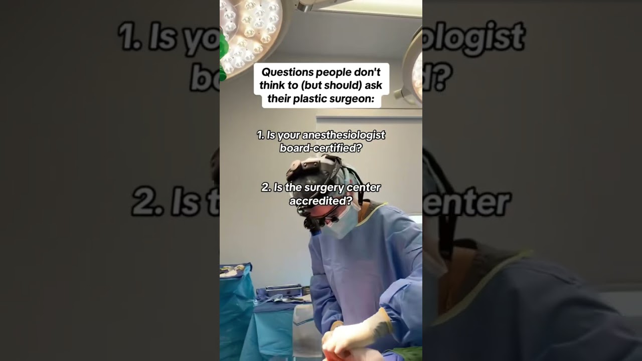 Questions to ask your plastic surgeon! 