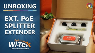 Unboxing the Wi-Tek WI-POE21E-O External PoE Spliter / Extender #Shorts