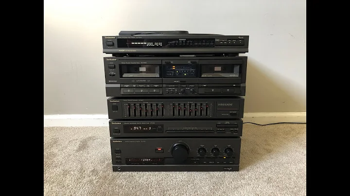 Technics Home Stereo Audio System - RS-TR157 Deck,  ST-K50 Tuner, SU-G50 Amp, SH-8017 EQ, SL-PC14 CD