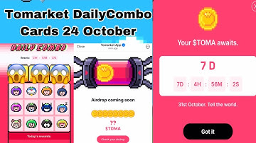 🍅Tomarket Airdrop Combo 24 October | Tomarket Daily Combo Today | Tomarket Secret Combo Today
