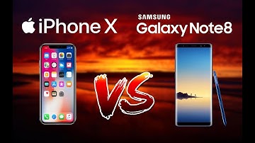 Galaxy Note 8 vs iPhone X Camera Test Comparison [4K 60FPS]