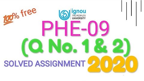 #Phe 09 || Q No. 1 & 2 || solved assignment 2020 ||Optics ||