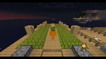 how to make a automatic wheat farm skyblocks ep-2