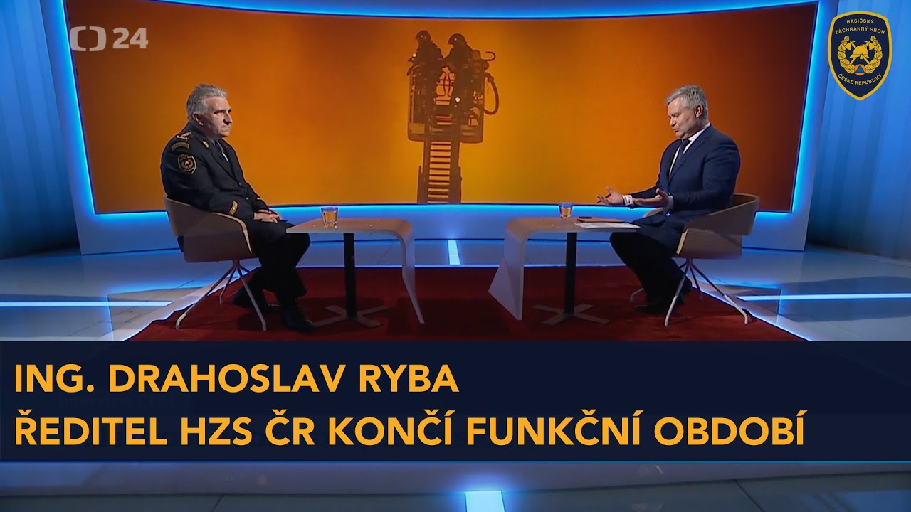 Generální ředitel HZS ČR Ing. Drahoslav Ryba hodnotí 10 let ve své funkci.