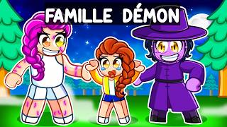 ADOPTÉE par les KPOP DEMON HUNTER sur Roblox Brookhaven !