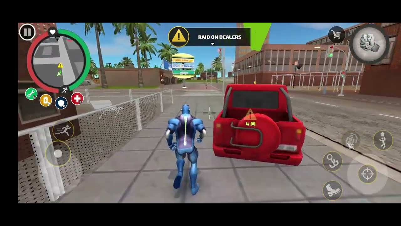 Rope Hero Vice Town (Raid on dealer's) Mission 2