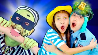 PoliceGirl VS Zombie | Zombie Song | Lights Kids Song
