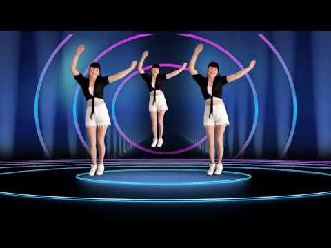 最新DJ版广场舞《夜色》嗨爆舞步，好看极了附教学