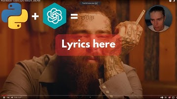 Automate Lyric videos or Karaoke videos using Python & OpenAI Whisper