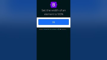 Bootstrap: Set the width of an HTML element to 100%