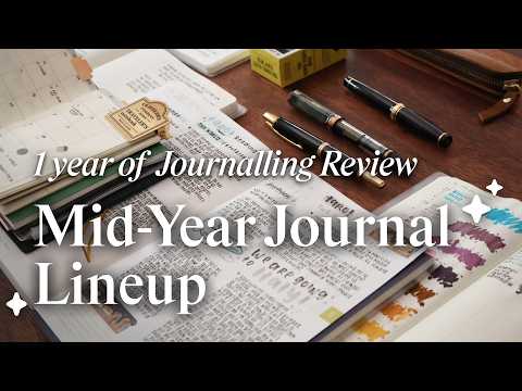 Mid-year Journal Line up ✦ 1 year journalling review + ditching hobonichi weeks