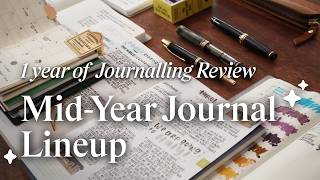 Mid-year Journal Line up ✦ 1 year journalling review + ditching hobonichi weeks