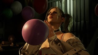 Harley Quinn's Having Fun With Helium Balloon