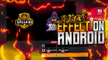 Create Saber / Current effect on android | Intro , overlay | kinemaster