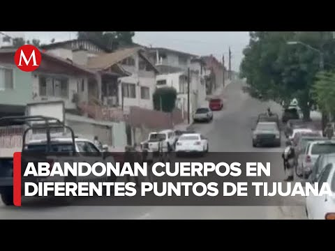 Encuentran dos cuerpos abandonados en Tijuana