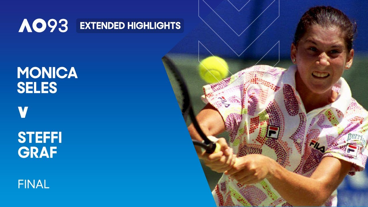 Monica Seles v Steffi Graf Extended Highlights Australian Open 1993 Final 