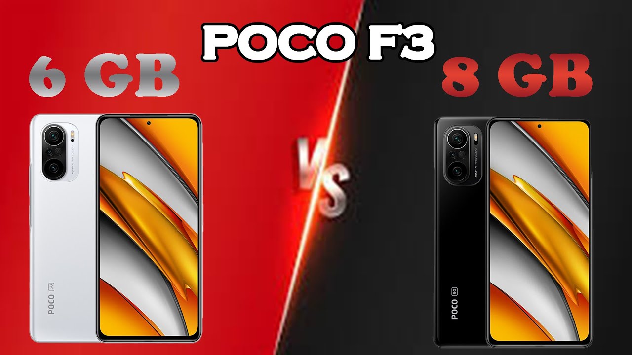 เปรียบเทียบโทรศัพท์ RAM6 กับ RAM8(poco f3)ว่าต่างกันแค่ไหน