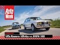 Alfa Romeo Alfetta (1978) vs. BMW 518 (1976) - AutoWeek Classics Dubbeltest