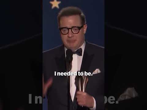 Brendan Fraser's emotional speech for Best Actor Award