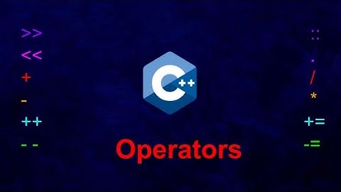 Operators in C++