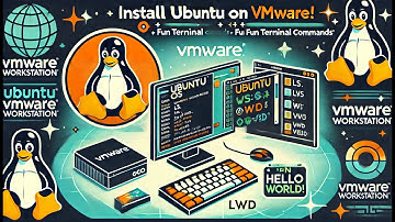 🚀 Install & Run Ubuntu on VMware Workstation | Boot from ISO + Fun Terminal Commands! 🖥️🐧