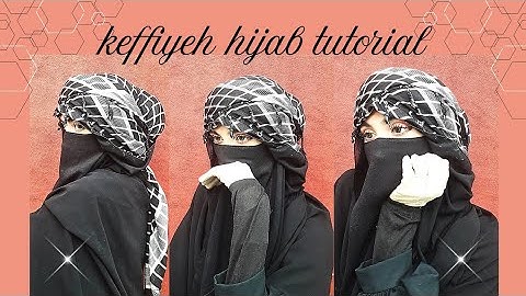 Easy keffiyeh hijab tutorial for beginners || keffiyeh hijab tutorial || by Hannah shah