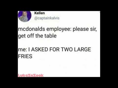 I ASKED FOR TWO LARGE FRIES