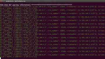 Using Ansible to automate and test network state of OpenSwitch virtual topology in Docker