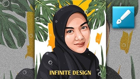 Tutorial edit foto keren dengan HP Android / vector art | INFINITE DESIGN | tutorial vector