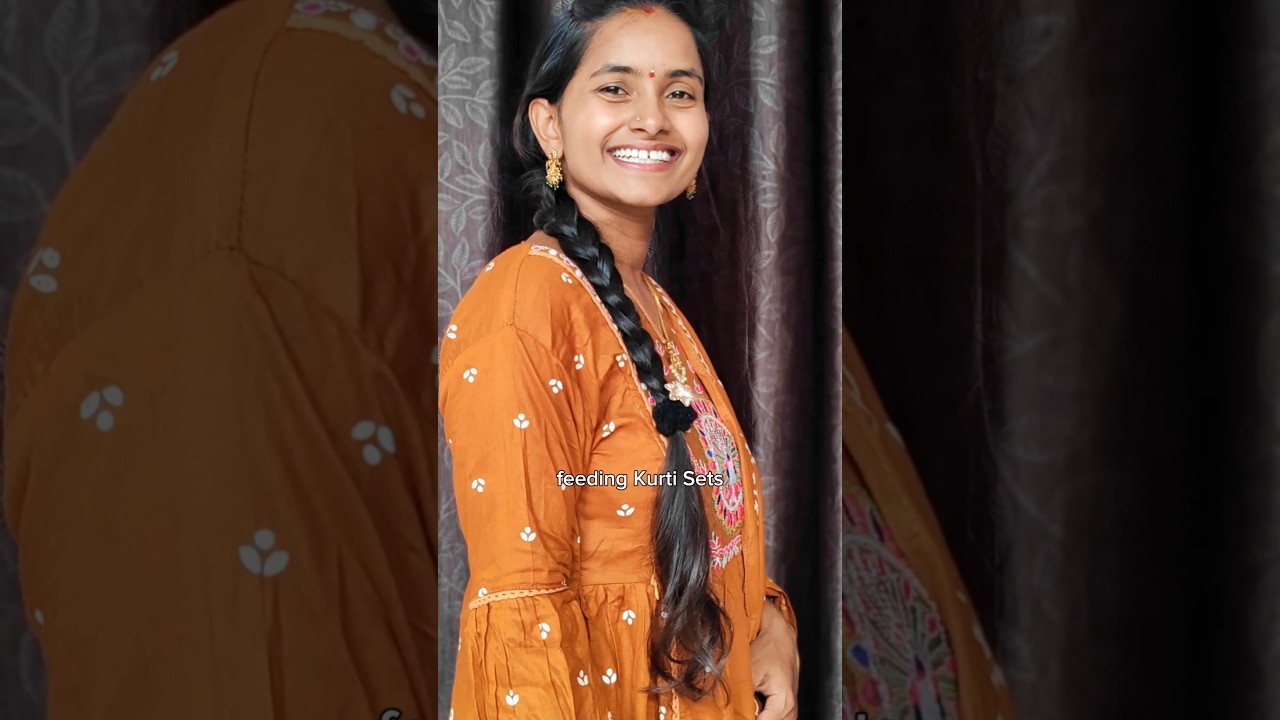 ఈ Feeding Kurtis ఎలా ఉన్నాయి 😍#meepottipilla #trending #babygirl #feedingkurtidesigns