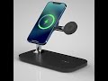 3-in-1 Magnetic Wireless Charger 🔥 Charge iPhone, Watch &amp; Earbuds Together! #shorts #gadgets #tech