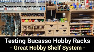 Testing Bucasso Hobby Racks   Great Hobby Rack System