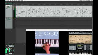 Chick Corea - Solo Piano;  Standards  05 "Thinking of You" (Live) | MIDI Transcription