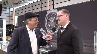 Talking with Sinn about their latest watches at the Dusseldorf Watch Fair