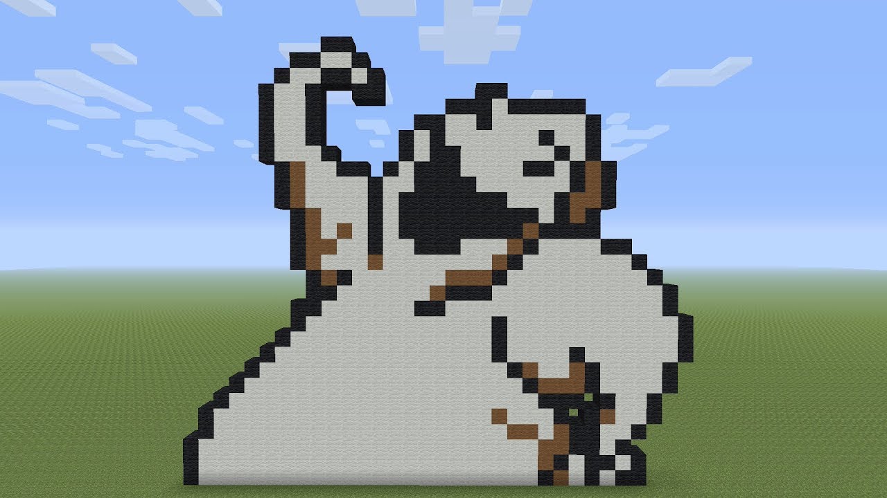 Minecraft Pixel Art - Oogie Boogie From The Nightmare Before Christmas