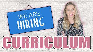 We Are Hiring Curriculum | Know When To Terminate Employment | Revolutionizing Homeschool Thoughts