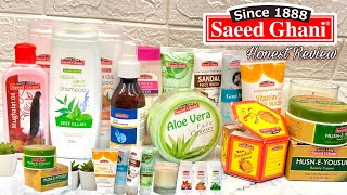 Saeed Ghani Products ||Honest Review Hair Care And Skincare Products